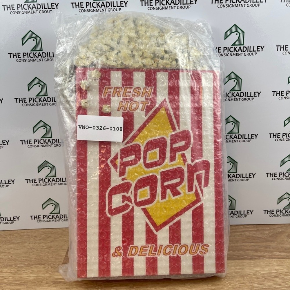 Vintage Style Metal Popcorn Box Wall Decor 3D Faux Popcorn Movie Theater Art - Picture 7 of 7